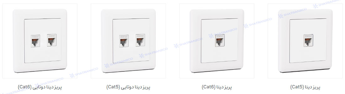 خرید پریز اروپایی سه سوراخ ماکل مدل اروپایی